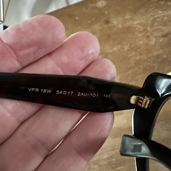 Prada Women's Brown Cat-Eye Glasses - Picture 6 of 6